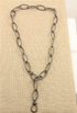 Pave Diamond Link Chain w/ Double Clasp, (PAV/CHN/01)